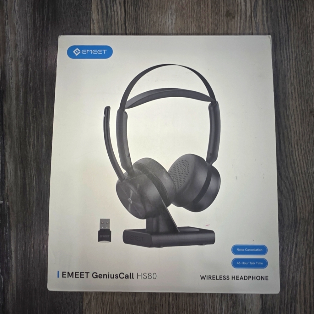 EMEET GeniusCall HS80 Wireless Headphones